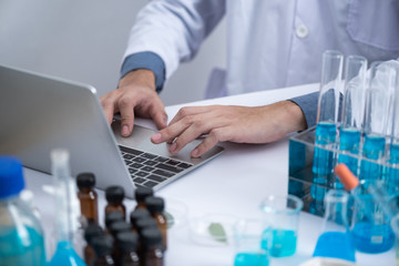 Fototapeta premium Chemical analysis From laboratory tests