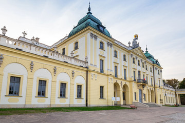 Beautiful architecture of the Branicki Palace in Bialystok, Poland. 