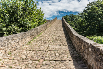 The Roman bridge of Cangas de On&iacute;s is a construction located on the Sella River as it passes through Cangas de On&iacute;s (Asturias, Spain)