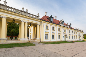 Beautiful architecture of the Branicki Palace in Bialystok, Poland. 
