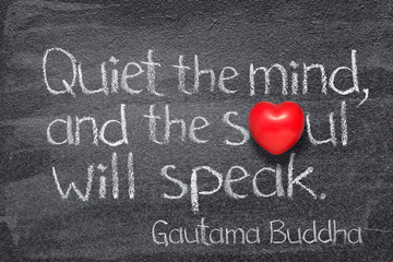 quiet mind Buddha