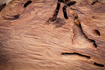 Fototapeta na wymiar Old brown wooden for background