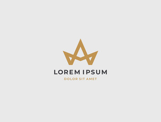 MA or AM. Monogram of Two letters A&M. Luxury, simple, minimal and elegant MA logo design. Vector illustration template.