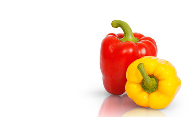 pepper sweet on a white background
