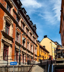 Old houses in Stockholm