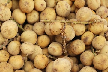 longkong fruit is delicious at street food