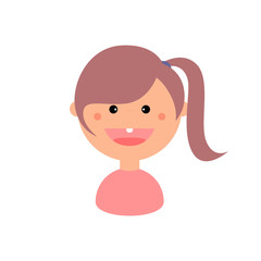 Vector Avatar: cute, cartoon, colorful, simple, flat, abstract