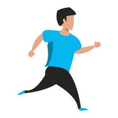 fitness sport heatlhy lifestyle cartoon