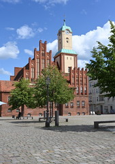 Obraz premium Wittstock , Dosse, Rathaus 2019