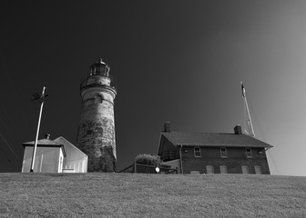 Fairport Harbor Lighthouse B&W #6