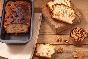 Barmbrack or bairin breac is a traditional Irish sweet yeast bread with grapes and raisins, often eaten with afternoon tea butter and traditionally served on Halloween.