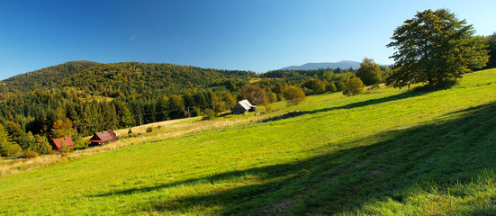Fototapeta na wymiar Beskid Żywiecki - Carpathians Mountains