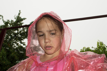 girl in the rain
