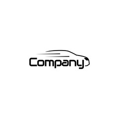 car logo speed concept vector