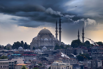 Istanbul the capital of Turkey, eastern tourist city.
