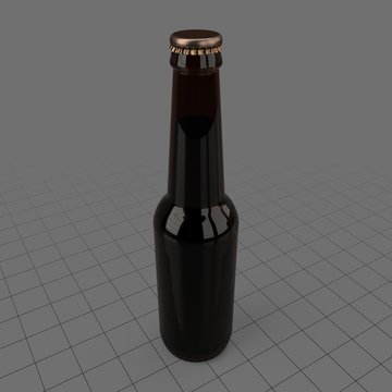 Dark beer bottle 2