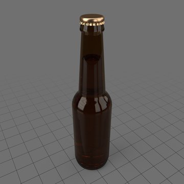Dark beer bottle 1