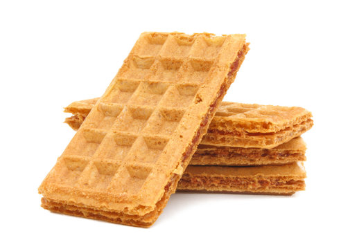 Gaufrettes s&egrave;ches fourr&eacute;es