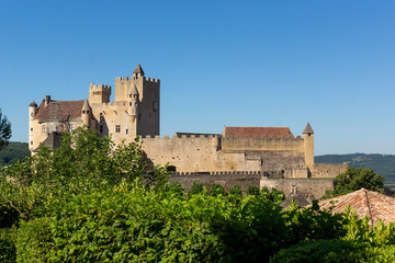 Obraz premium Le château fort de Beynac en Dordogne, Périgord.