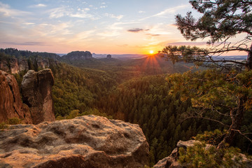 Elbsandsteingebirge saechsische Schweiz