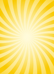 Summer bright yellow sunlight background. Vector illustration