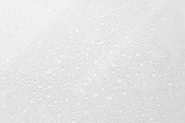 Water Drops On white Background, Texture colorful waterdrop/ - obrazy, fototapety, plakaty