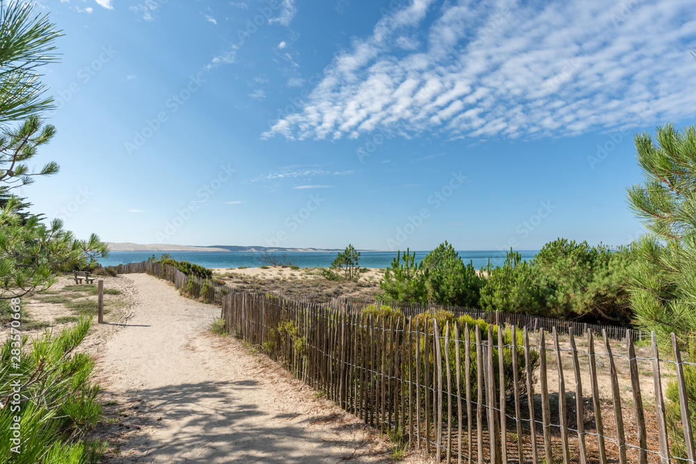 Wall mural cap ferret (bassin d'arcachon, france), la pointe