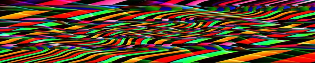 Digital art, panoramic abstract objects (20000 x 4000 Pixels), Germany