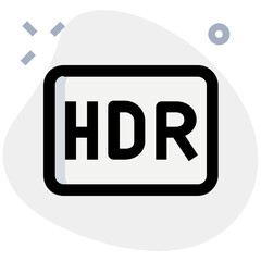 High dynamic range feature turn on in camera