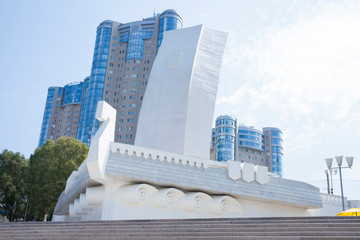 Stella Rook On Volga River Embankment In Samara