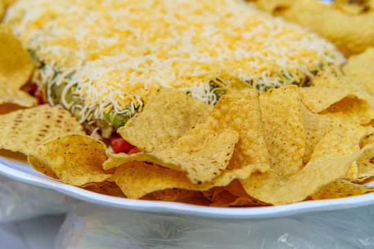 Tortilla Chips 7 Layer Dip