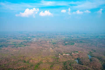 Obraz premium Landscape and blue sky