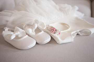 Christening - baby girl outfit