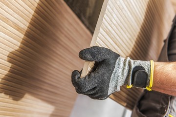 Ceramic Tiles Wall Install