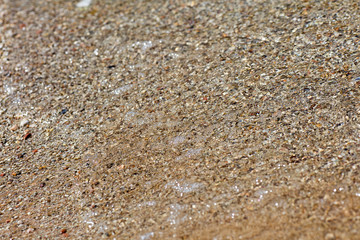 Beach macro clean waters Athens summer background fifty megapixels