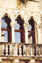 Fototapeta premium The city of Trogir in Dalmatia, Croatia on Adriatic Coast
