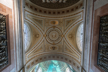 Obraz premium Interior shot of the Esztergom Basilica in Hungary.