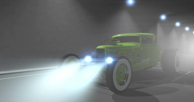 Hot Rod 3D render