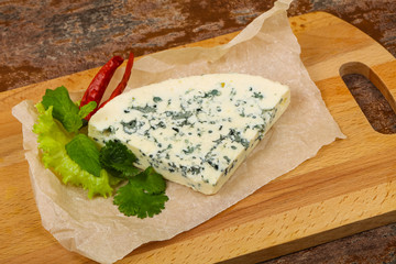 Blue cheese slice