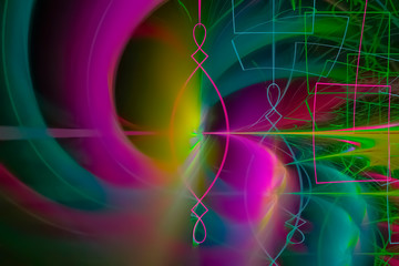 Obraz premium abstract fractal fantasy design background