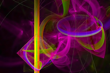 abstract fractal fantasy design background