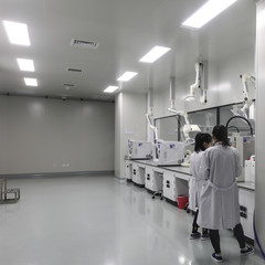 Drug manufacturing laboratory equipment.