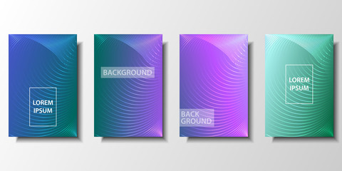 Fototapeta premium Modern background design. Colorful halftone gradients. Minimal covers design. Background template design for web. Cool gradients. Vector illustration.