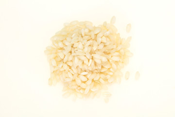 Raw Arborio rice for Risotto