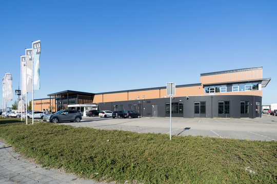 HOOGVLIET, THE NETHERLANDS - JULY 2, 2019: Karwei hardware store. Karwei is a Dutch hardware store-chain. The first store opened at May 14, 1975 in Utrecht.