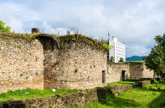 Elbasan Castle in Albania