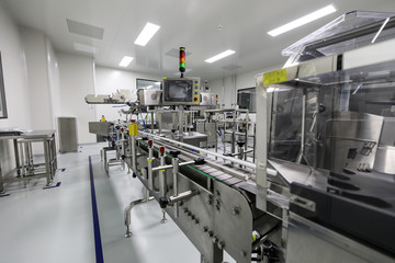 Drug manufacturing laboratory equipment. - 283595650