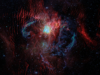 Nebula, science fiction background. Elements of this image furnished by NASA.