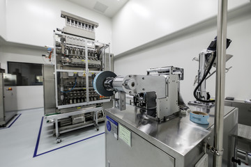 Drug manufacturing laboratory equipment.