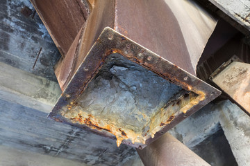 Urban exploration in an abandoned cement factory